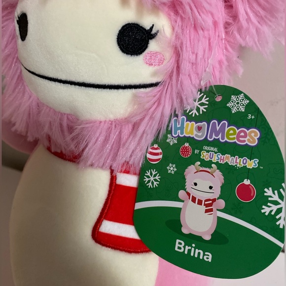 Squishmallows 10” Brina Pink Bigfoot Hug Me Squishmallow - Picture 2 of 4